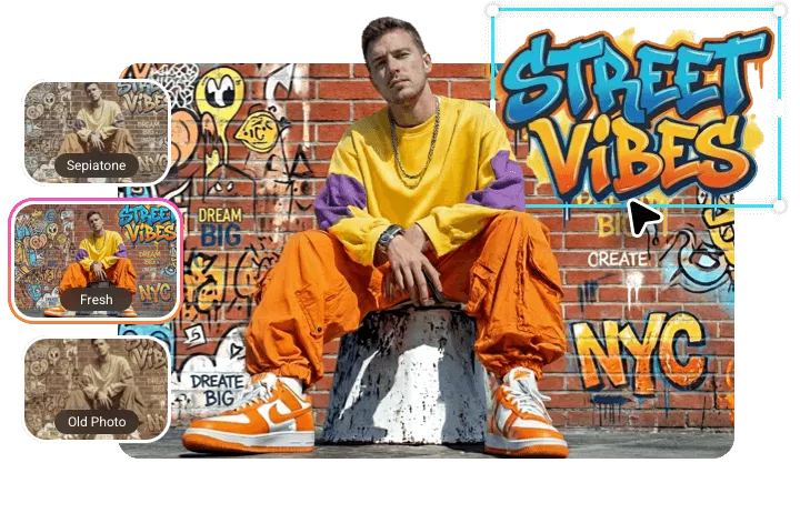 Further Edits on the Graffiti-Style Photo